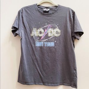 pastel vintage looking AC/DC T-shirt